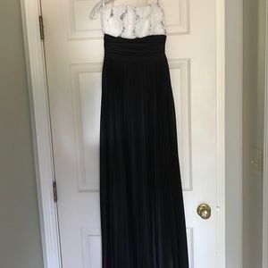 Black and White Prom Dress